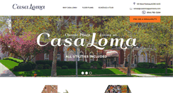 Desktop Screenshot of casalomaapartments.com